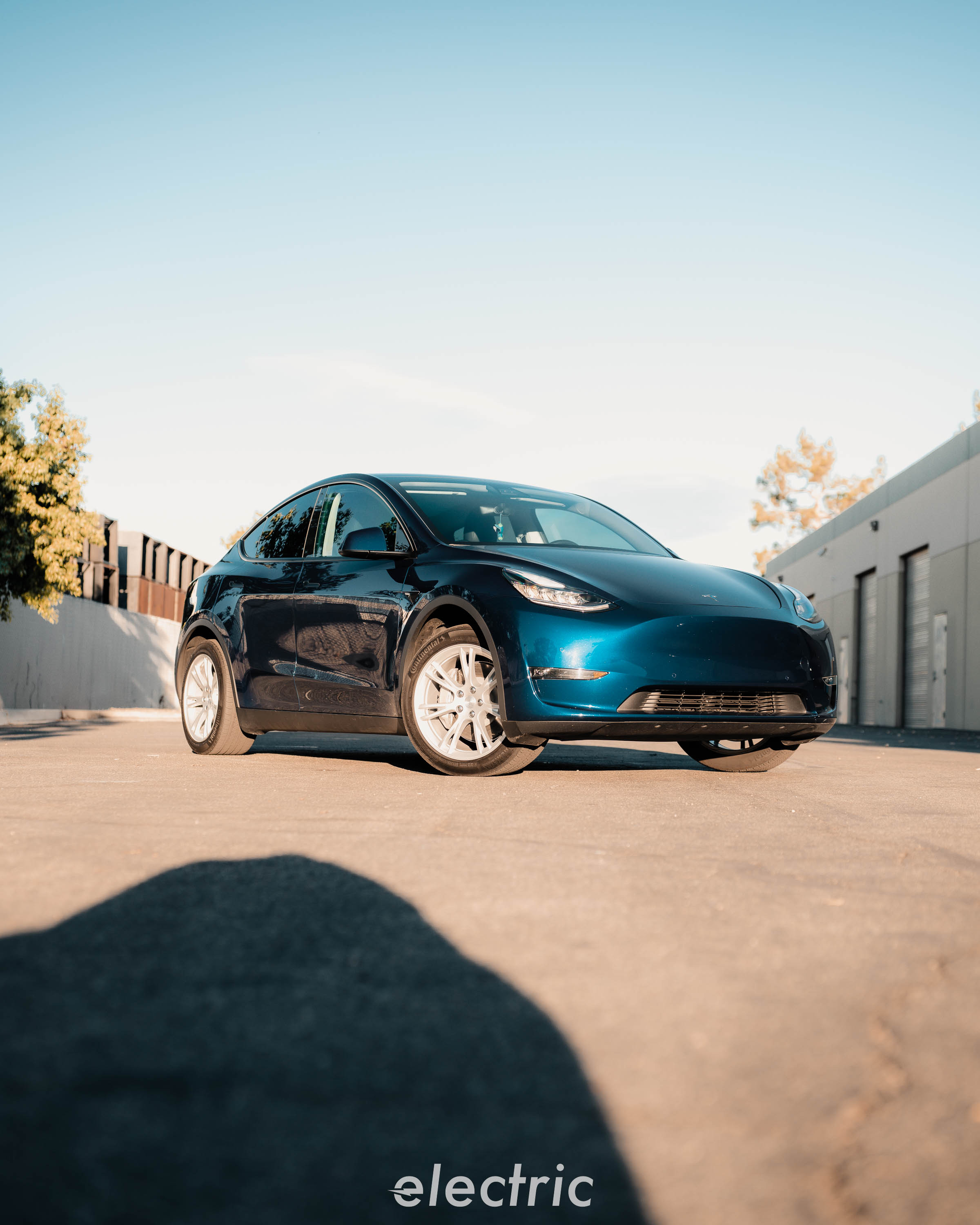 Tesla Model Y with paint protection film