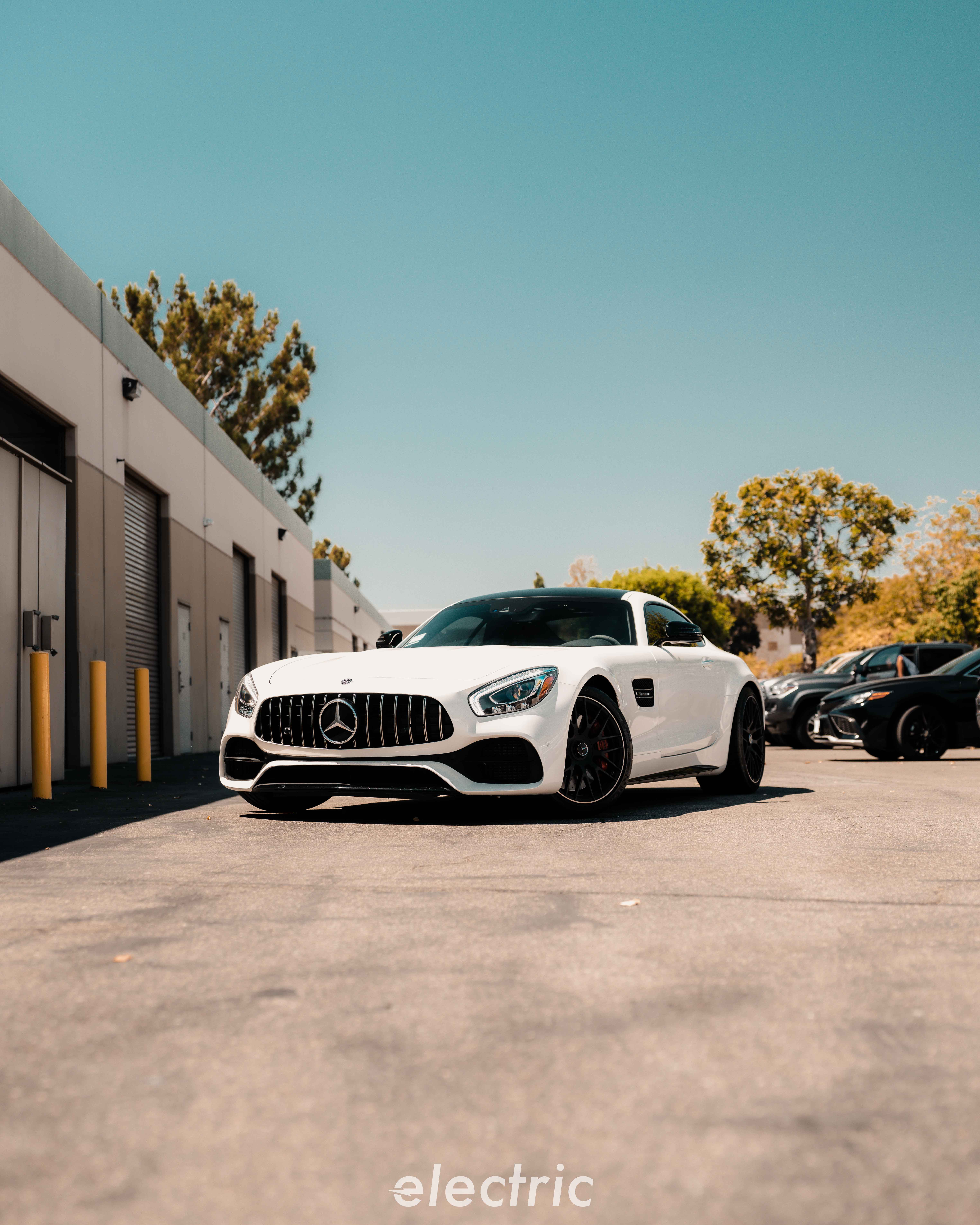Mercedes-AMG GT C with paint protection film