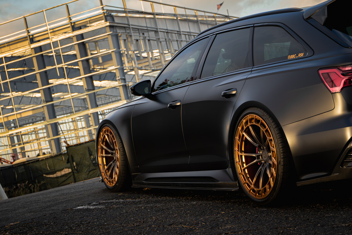 Audi RS6 with paint protection film