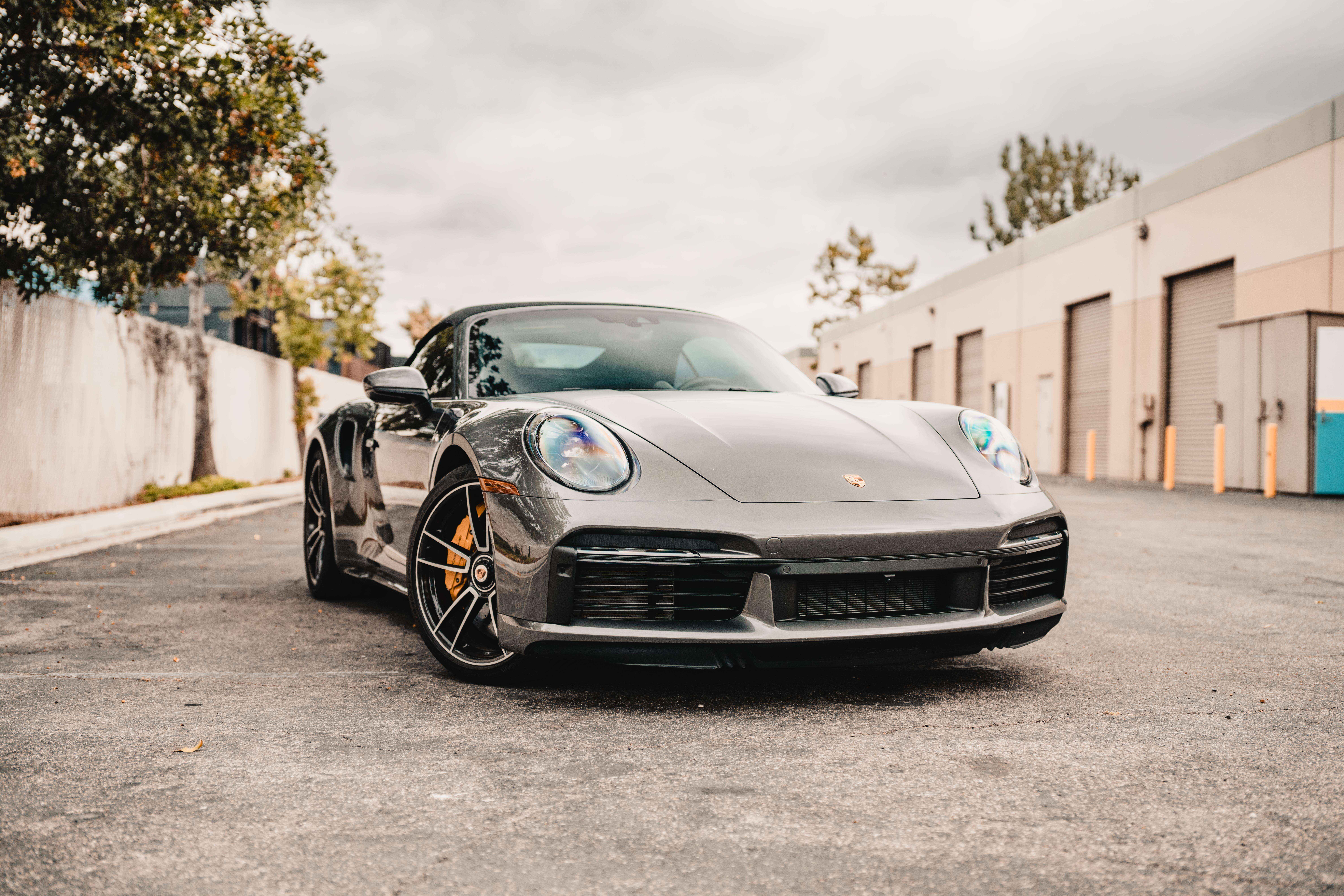 Porsche 911 Turbo S with paint protection film
